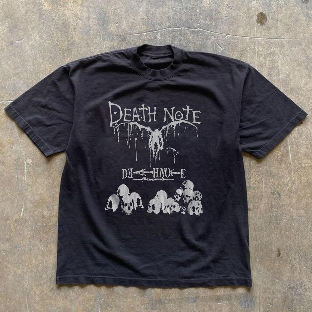 Style Death Note Gothic Anime Tee